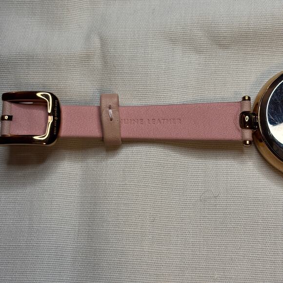 KATE SPADE HOLLAND WOMEN'S ROSE GOLD PINK LEATHER CAT KSW9049 - Picture 7 of 12